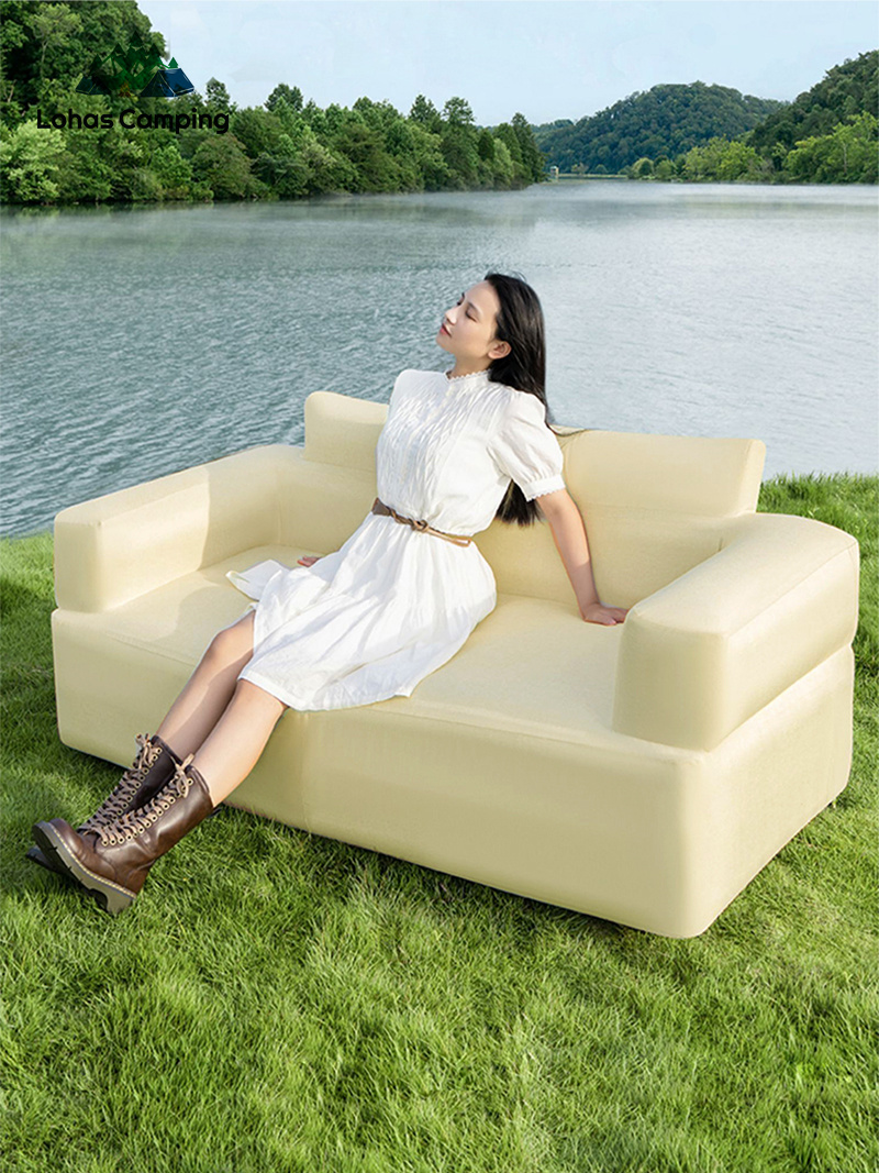 Outdoor Sport Chairs - Lohascamping Outdoor Camp Opblaasbare Luchtbank Draagbare