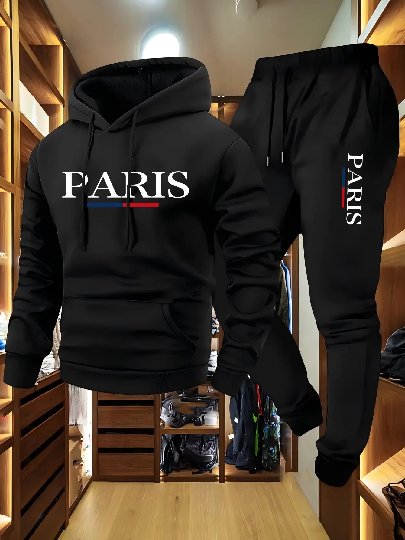Outdoor Sports Leisure - Mode Heren Hoodie Giftset 2-delig Hoge