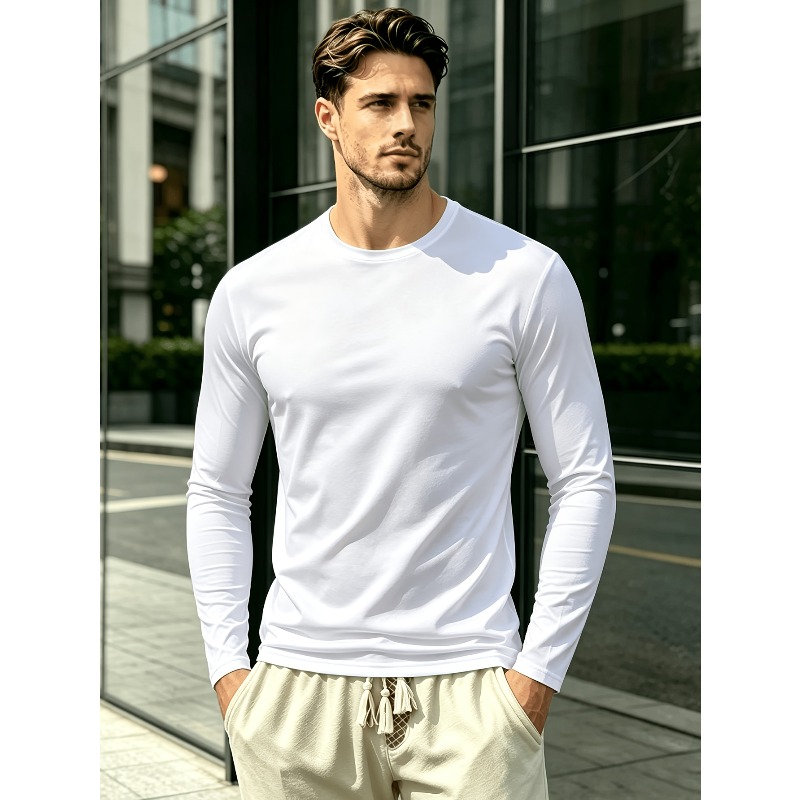 Outdoor Sports - Solide T-shirt met ronde hals en