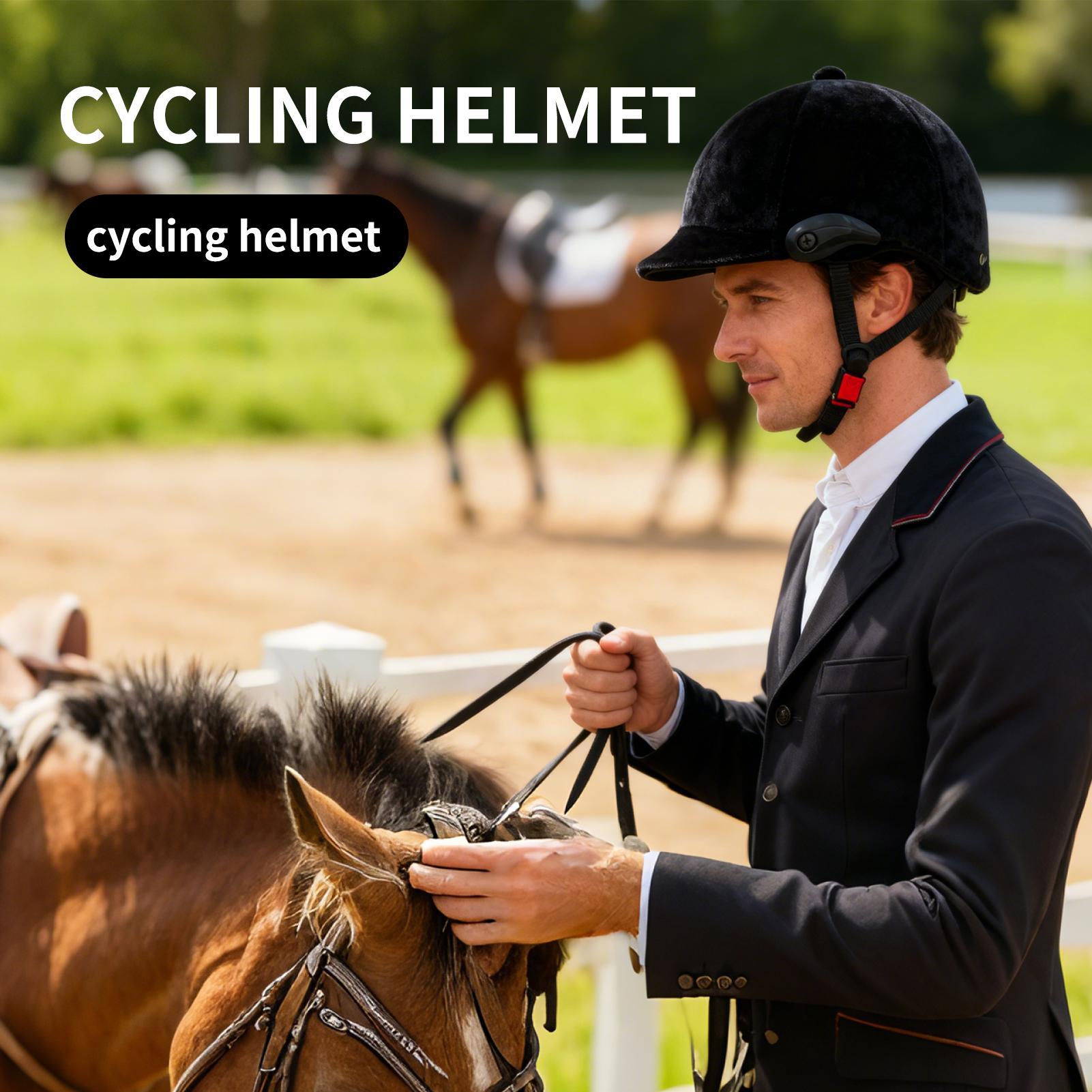 Equestrian Helmet - Paardrijhelm Verstelbare beschermende veiligheidshoed Skateboardhelm voor