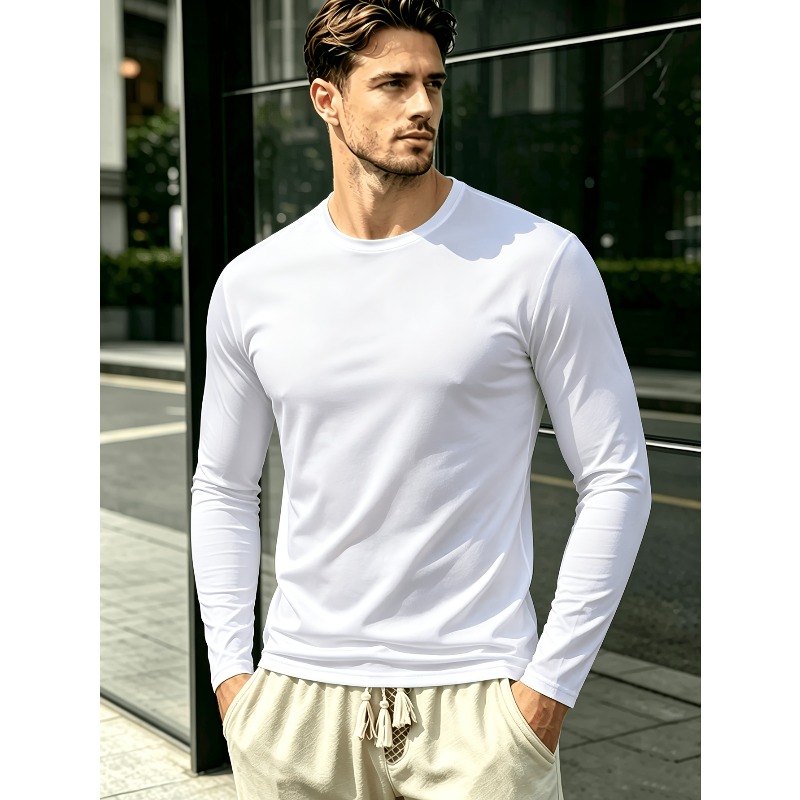 Solide T-shirt met ronde hals  - Outdoor Sports recensie en prijs