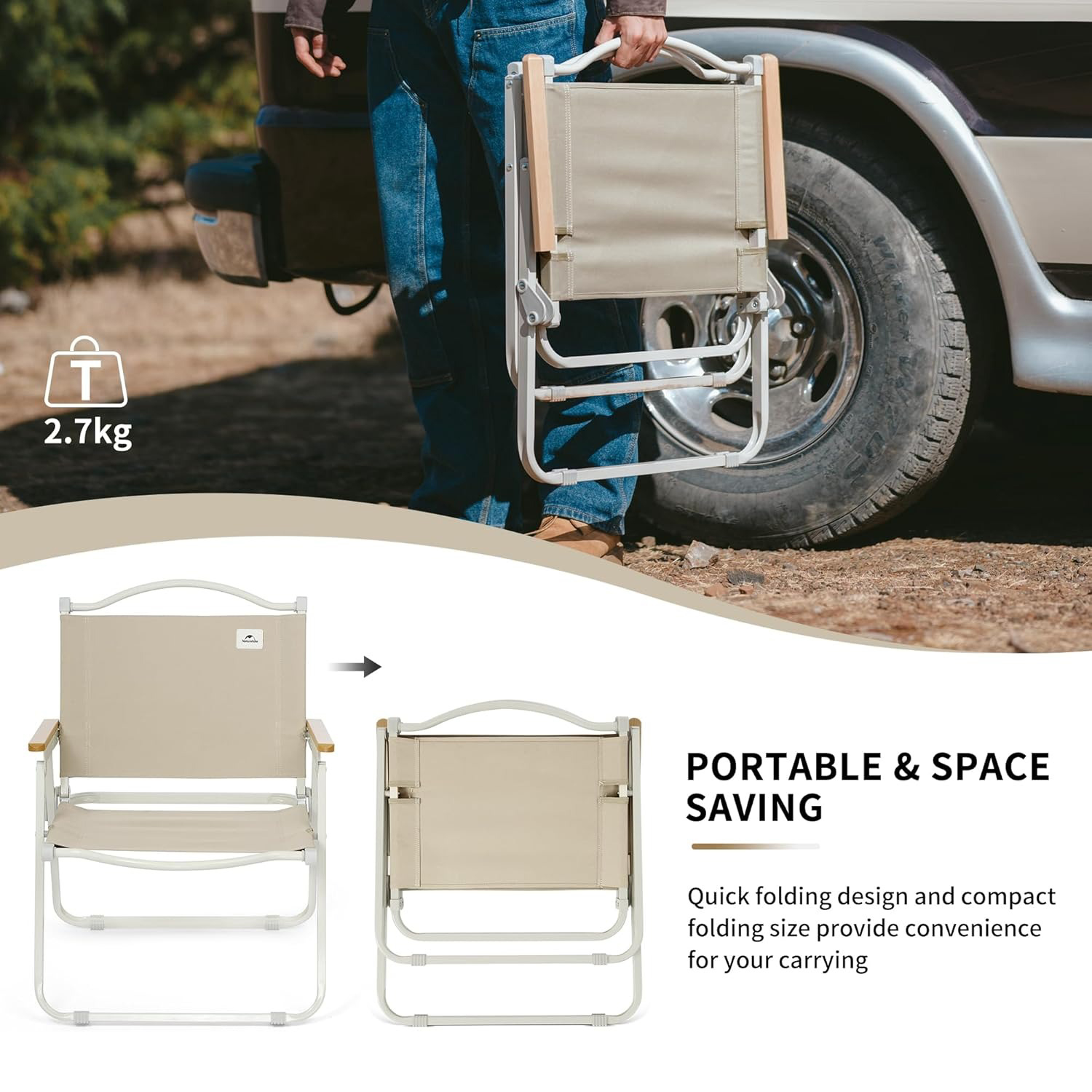 Naturehike draagbare campingst - Outdoor Sport Chairs recensie en prijs