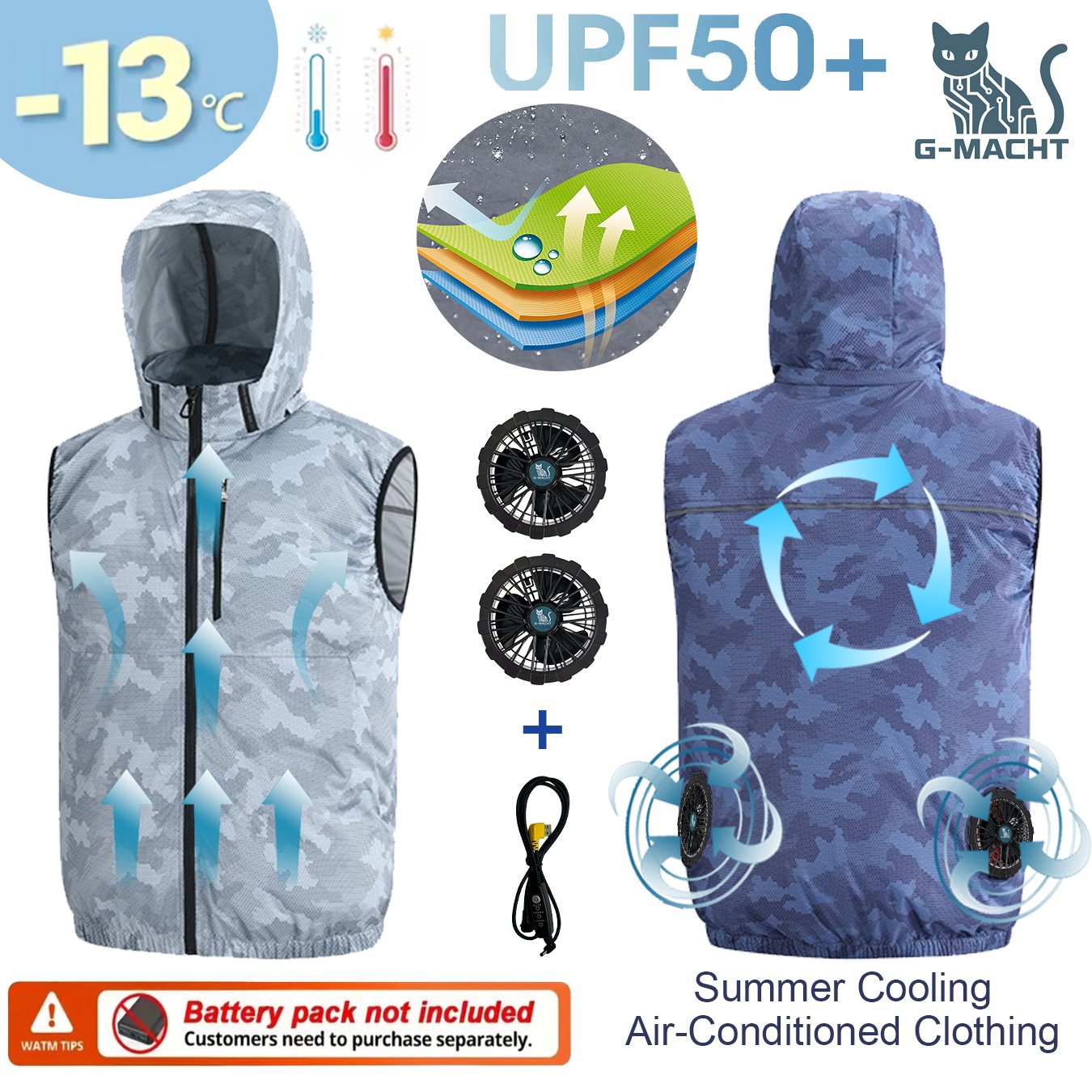 Zomersport 12V/5V ventilator a - Outdoor Sport Jacket Brand recensie en prijs